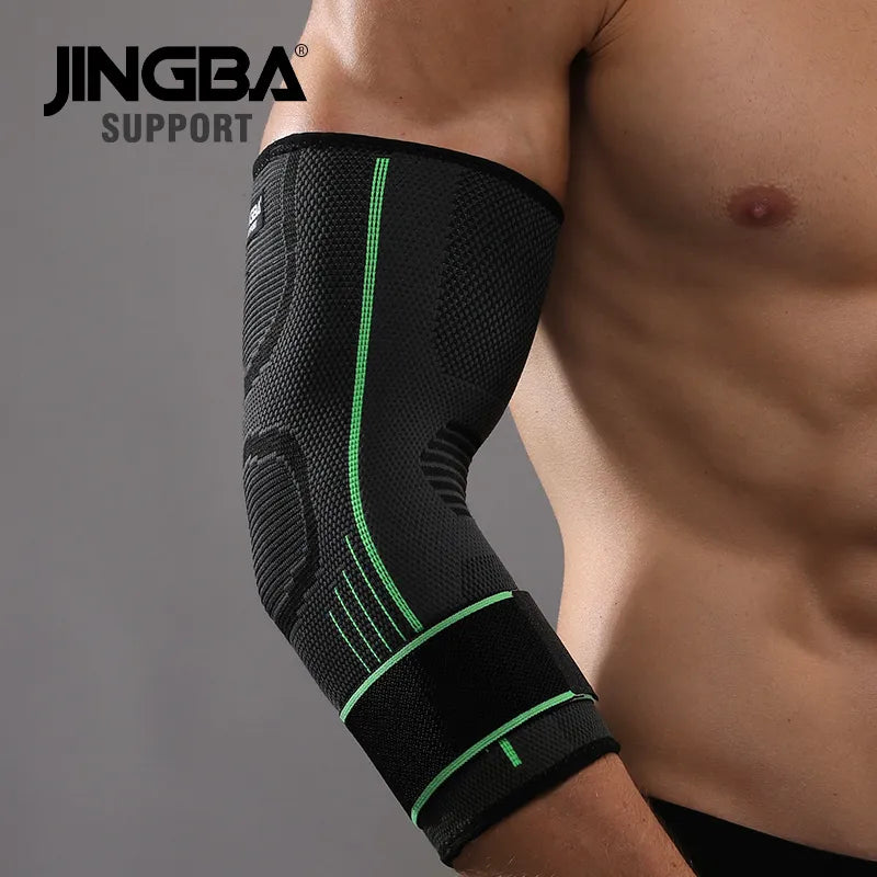 1 PC Gym Elastic Elbow Brace Golfer's Elbow Straps Compression Sleeve