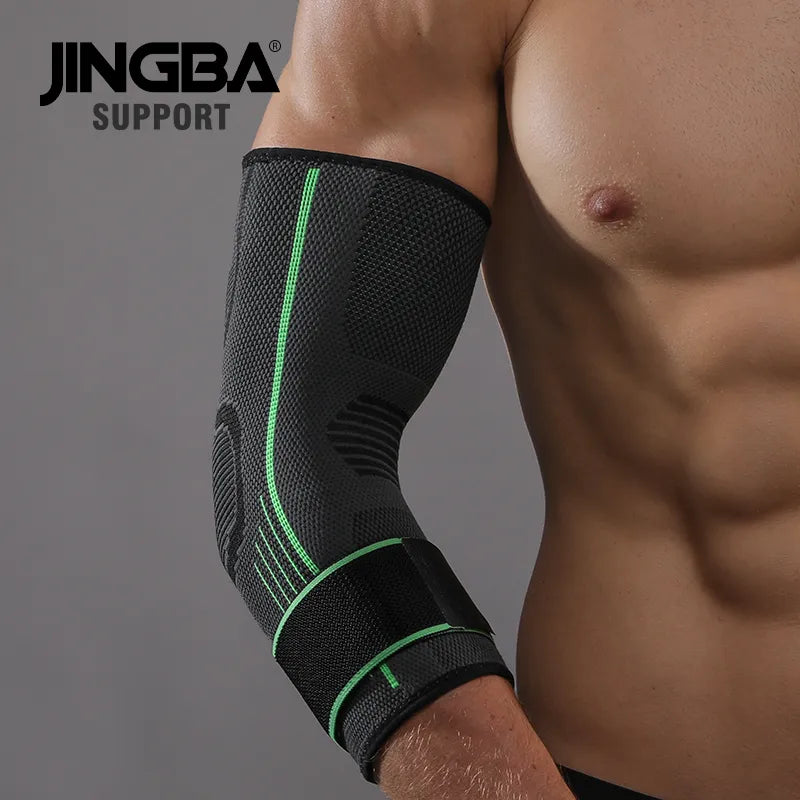 1 PC Gym Elastic Elbow Brace Golfer's Elbow Straps Compression Sleeve