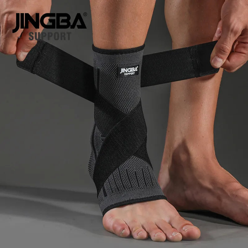 1 Pc Adjustable Compression Ankle Support Men & Women, Strong Ankle Brace Sports Protection